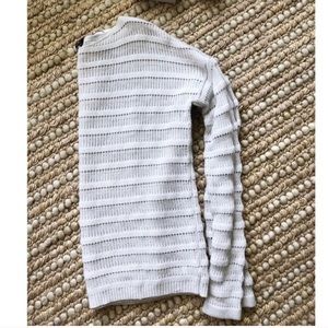 Theory | Long Curved Hem Cardigan